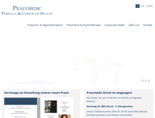 Tablet Screenshot of praevmedic.com